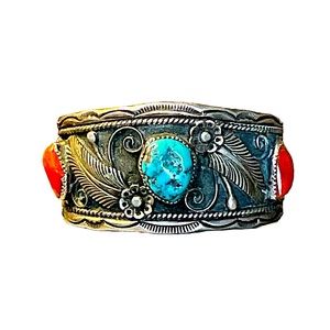 Al Joe Signed Navajo Bracelet / Cuff